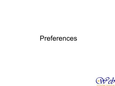 Preferences. Cosa sono? Le Preference sono una parte importante di una applicazione Android. E' importante permettere agli utenti scegliere di modificare.