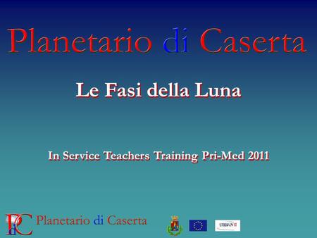 In Service Teachers Training Pri-Med 2011