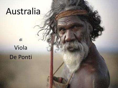 Australia di Viola De Ponti.