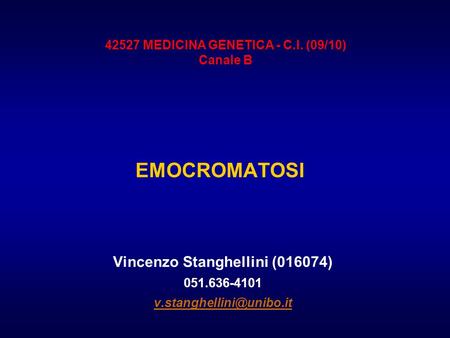 42527 MEDICINA GENETICA - C.I. (09/10)