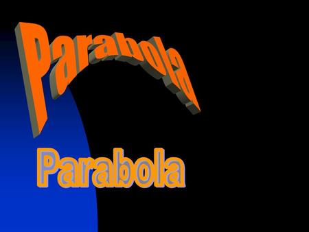 Parabola Parabola.