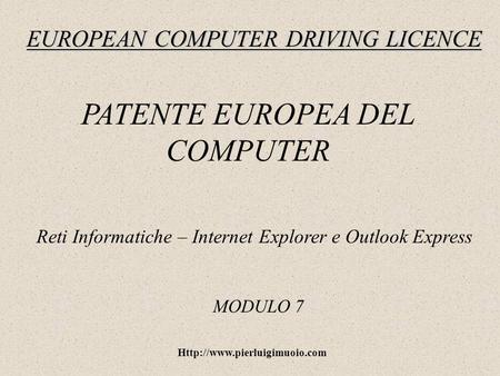 PATENTE EUROPEA DEL COMPUTER