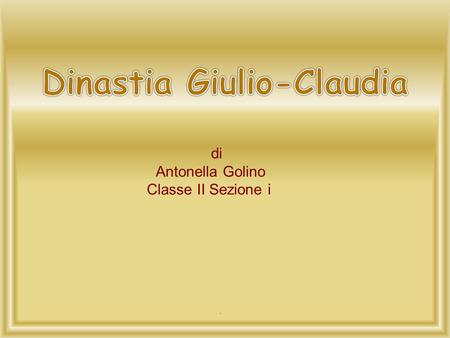 Dinastia Giulio-Claudia