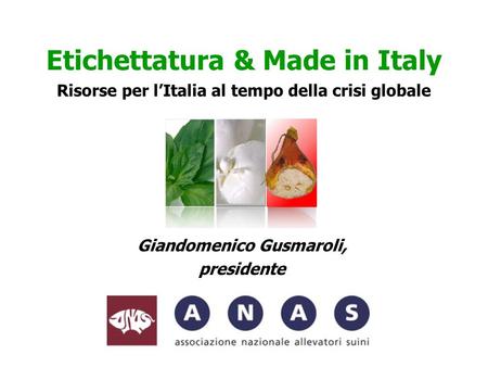 Etichettatura & Made in Italy