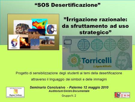 “SOS Desertificazione”