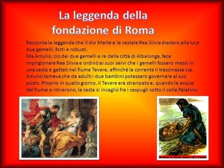 La leggenda della fondazione di Roma