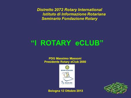 Presidente Rotary eClub 2050