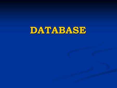 DATABASE.