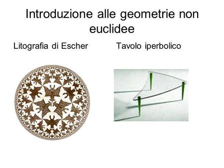 Introduzione alle geometrie non euclidee