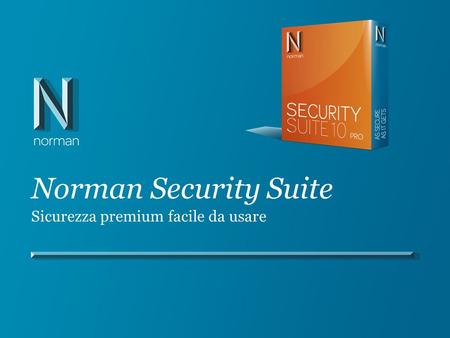 Norman Security Suite Sicurezza premium facile da usare.