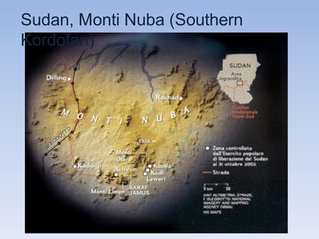 Sudan, Monti Nuba (Southern Kordofan). L'obiettivo di questo progetto è quello di fornire permanenti fonti d'acqua di buona qualità per il popolo del.