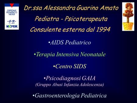 Dr.ssa Alessandra Guarino Amato Pediatra - Psicoterapeuta