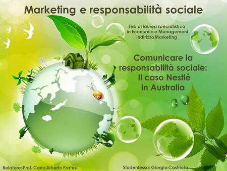 Marketing e responsabilità sociale