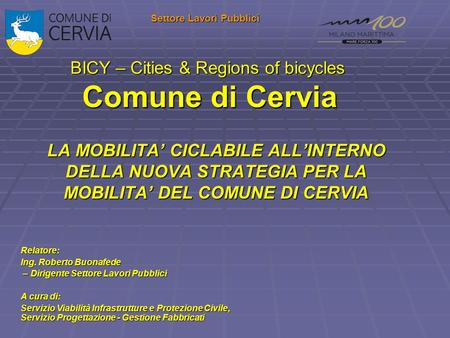 BICY – Cities & Regions of bicycles Comune di Cervia