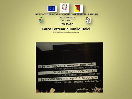Sito Web Parco Letterario Danilo Dolci Proff