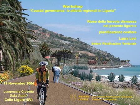 Workshop “Coastal governance: le attività regionali in Liguria”