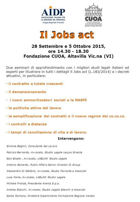 Fondazione CUOA, Altavilla Vic.na (VI)