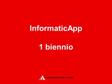 InformaticApp 1 biennio. Access 97-2003 CREA TABELLE IN MODALITÀ STRUTTURA.