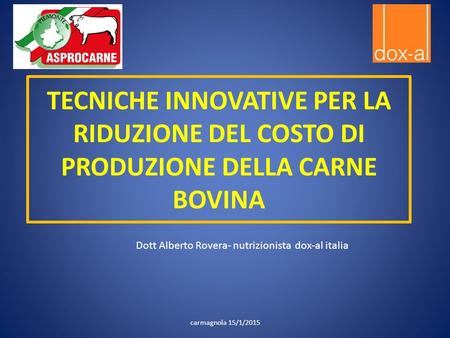Dott Alberto Rovera- nutrizionista dox-al italia