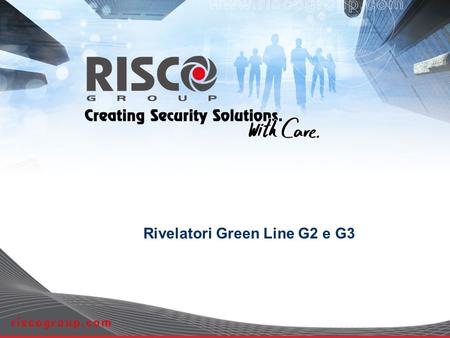 Rivelatori Green Line G2 e G3. 2 La gamma iWISE è una serie di rivelatori a doppia tecnologia, infrarosso + microonda per la protezione volumetrica di.