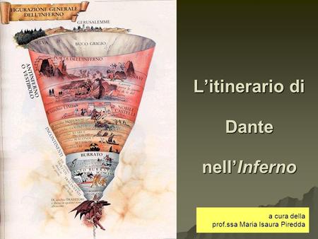 L’itinerario di Dante nell’Inferno