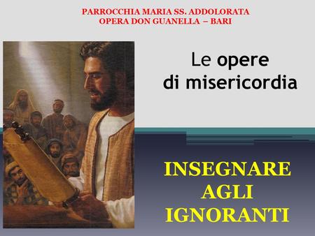 Le opere di misericordia