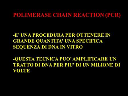 POLIMERASE CHAIN REACTION (PCR)