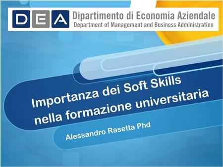 Importanza dei Soft Skills nella formazione universitaria