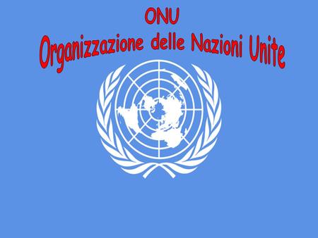 Organizzazione delle Nazioni Unite