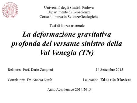 Università degli Studi di Padova