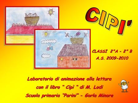 CIPI' Laboratorio di animazione alla lettura