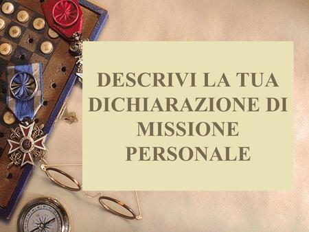 Dichiarazione di missione