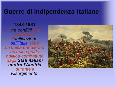 Guerre di indipendenza italiane