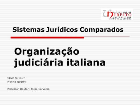 Organização judiciária italiana