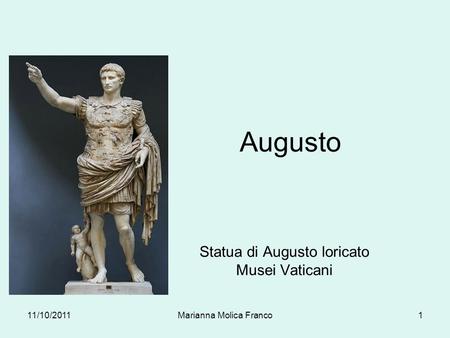 Statua di Augusto loricato Musei Vaticani