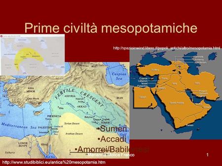 Prime civiltà mesopotamiche
