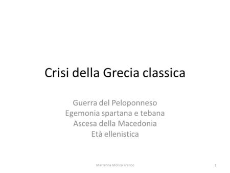 Crisi della Grecia classica