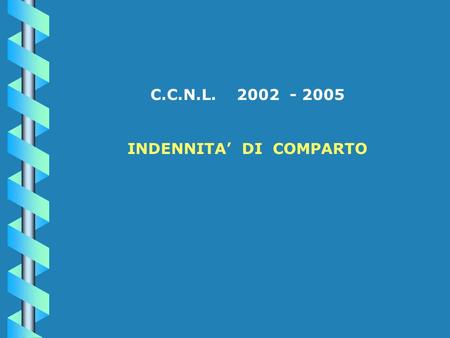 C.C.N.L. 2002 - 2005 INDENNITA DI COMPARTO. FINALITA NATURA Carattere di generalità e natura fissa e ricorrente. Viene corrisposta per 12 mensilità. Rientra.