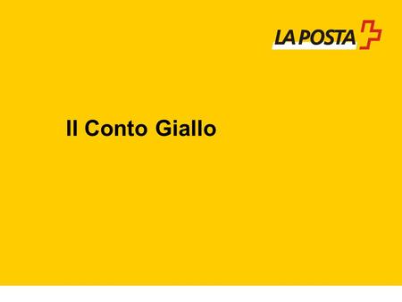 Il Conto Giallo.