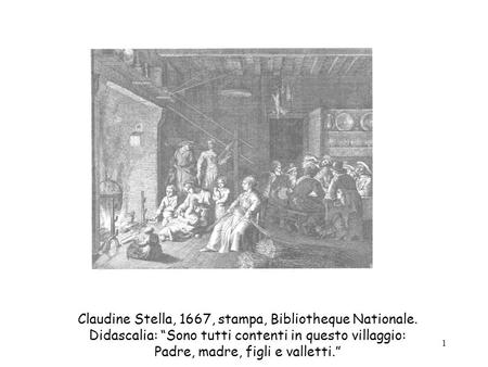 Claudine Stella, 1667, stampa, Bibliotheque Nationale.