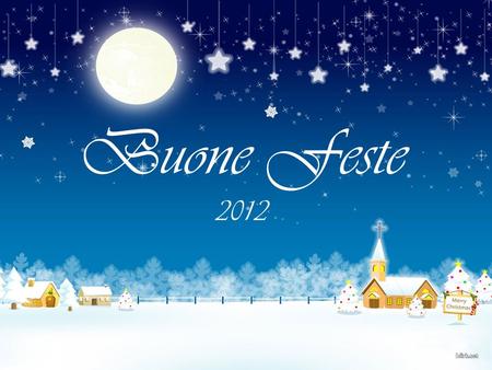 Buone Feste 2012.