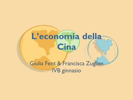 Giulia Fent & Francisca Zuglian IVB ginnasio