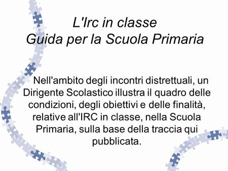 Guida per la Scuola Primaria