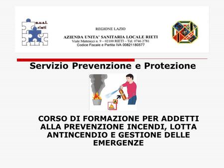 Servizio Prevenzione e Protezione