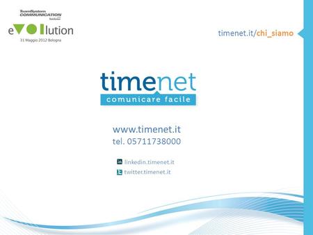 tel linkedin.timenet.it twitter.timenet.it