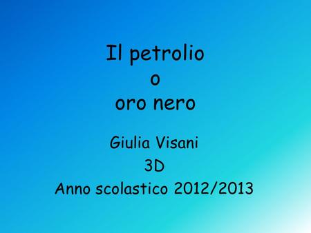 Giulia Visani 3D Anno scolastico 2012/2013