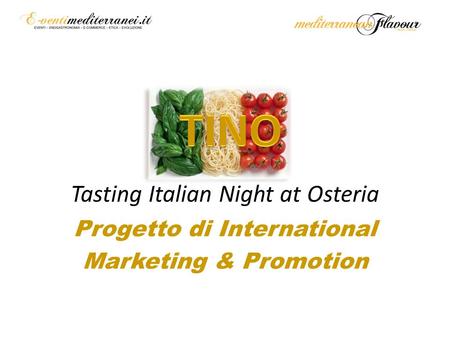 Tasting Italian Night at Osteria