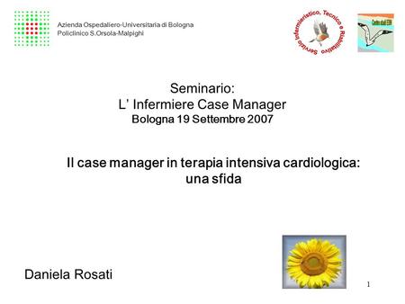 Il case manager in terapia intensiva cardiologica: una sfida