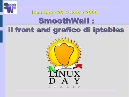 SmoothWall : il front end grafico di iptables