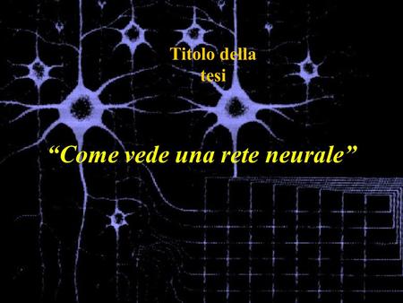 “Come vede una rete neurale”